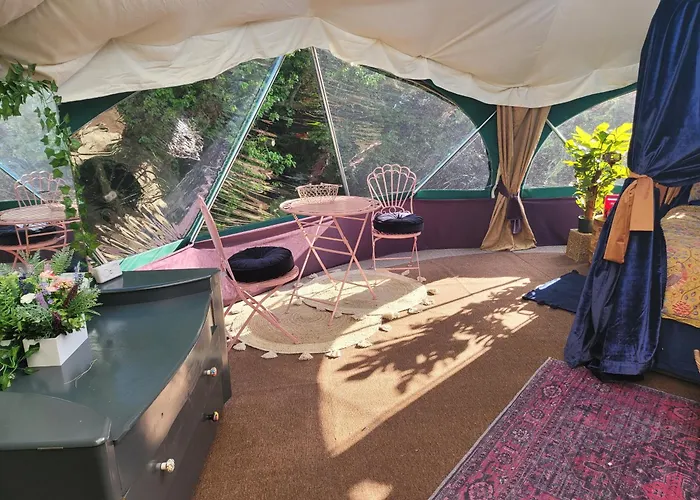 Luxury Glamping In The Stargazer Dome - Beautiful Private Setting Close To Narberth