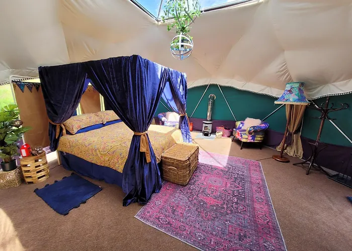 Luxury Glamping In The Stargazer Dome - Beautiful Private Setting Close To Narberth